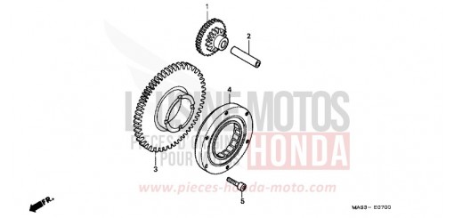 STARTING CLUTCH CBR900RRW de 1998
